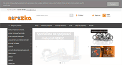 Desktop Screenshot of nerezka.cz